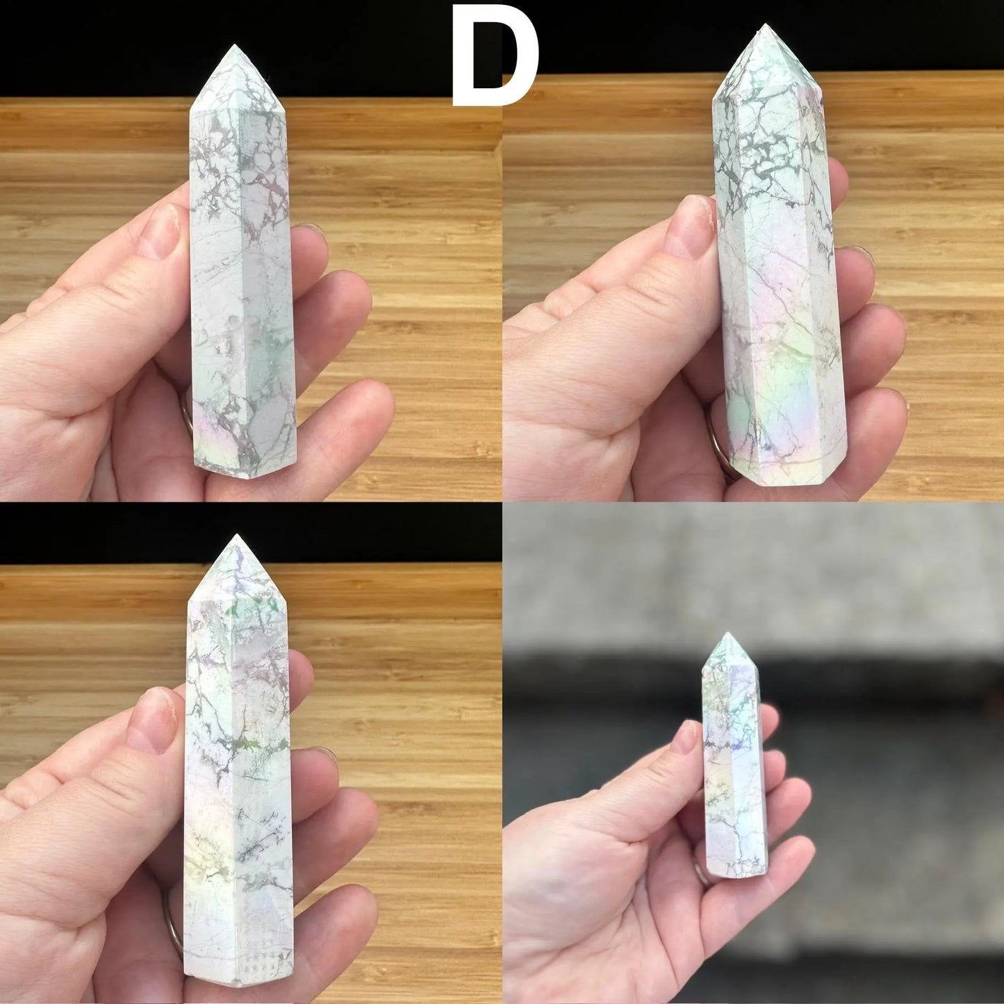 Aura Howlite Tower | Read description *some discounted