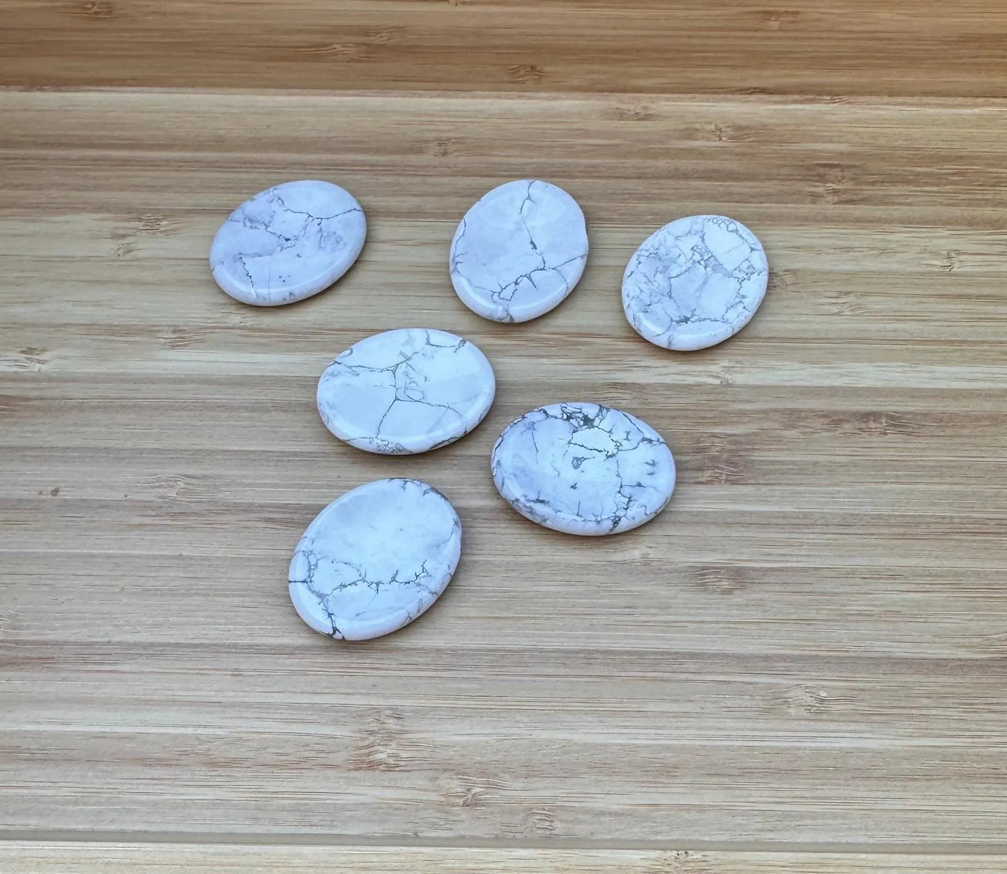 Howlite Worry Stone