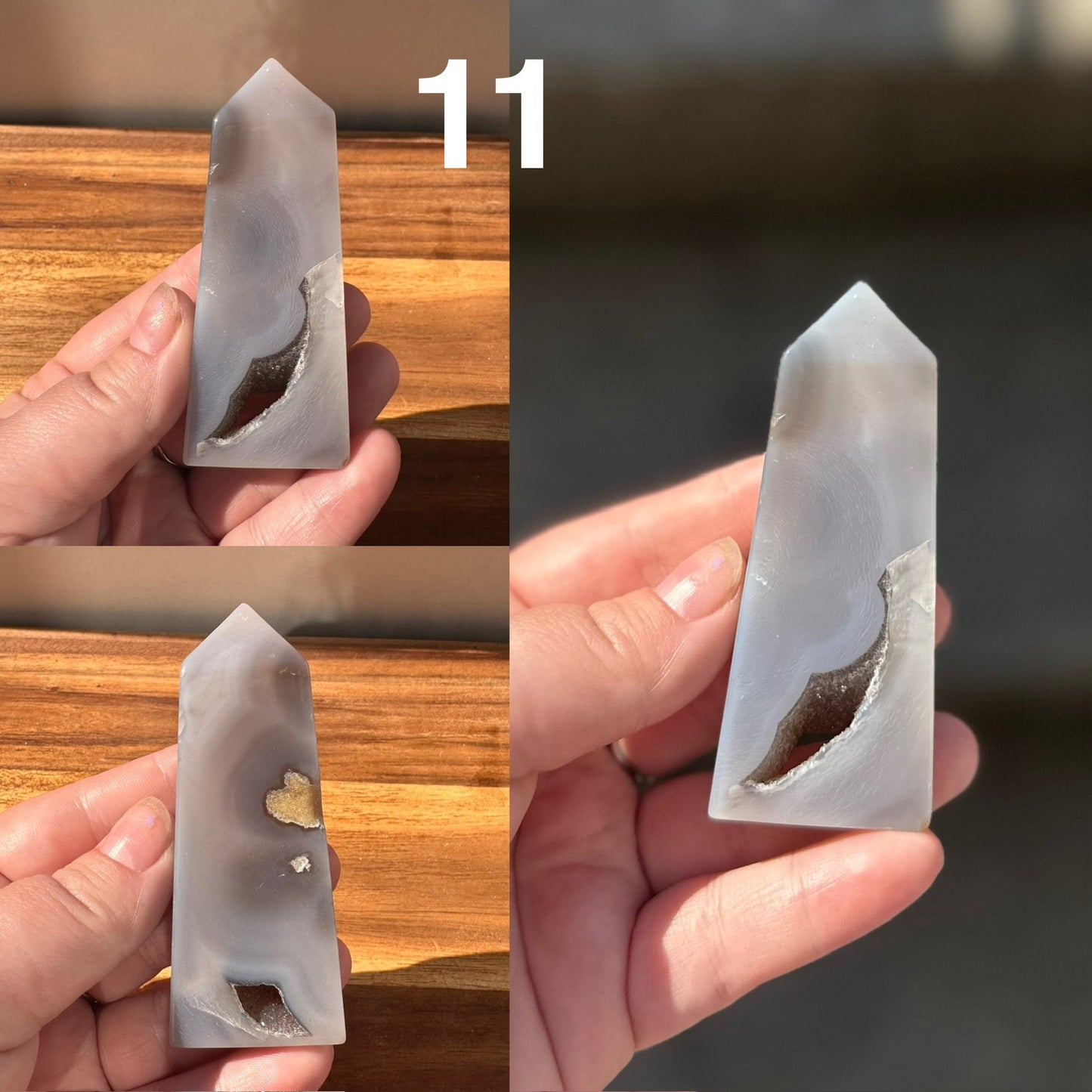 Druzy Agate Tower