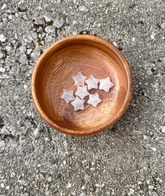 Mini Clear Quartz Star
