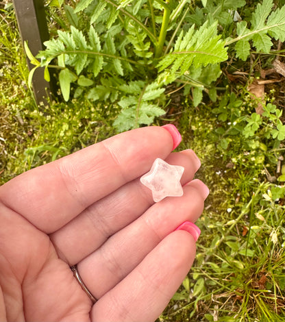 Mini Clear Quartz Star