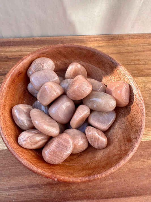 Peach Moonstone Tumble
