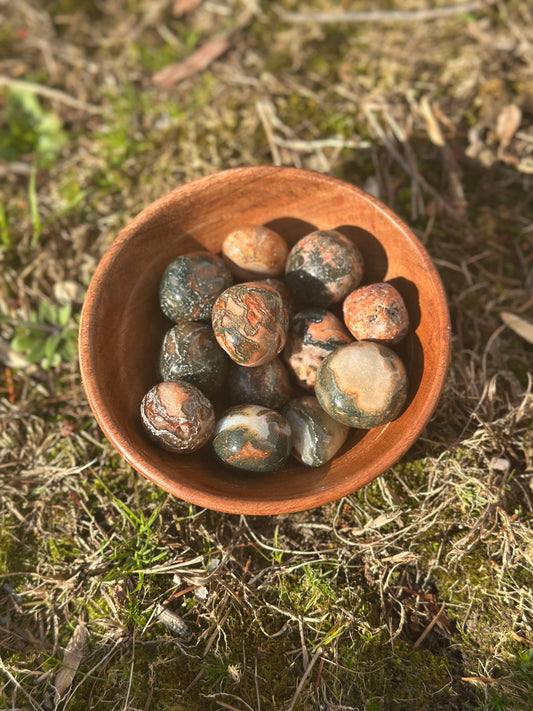 Red Moss Agate Tumble