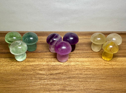 Fluorite Mushroom