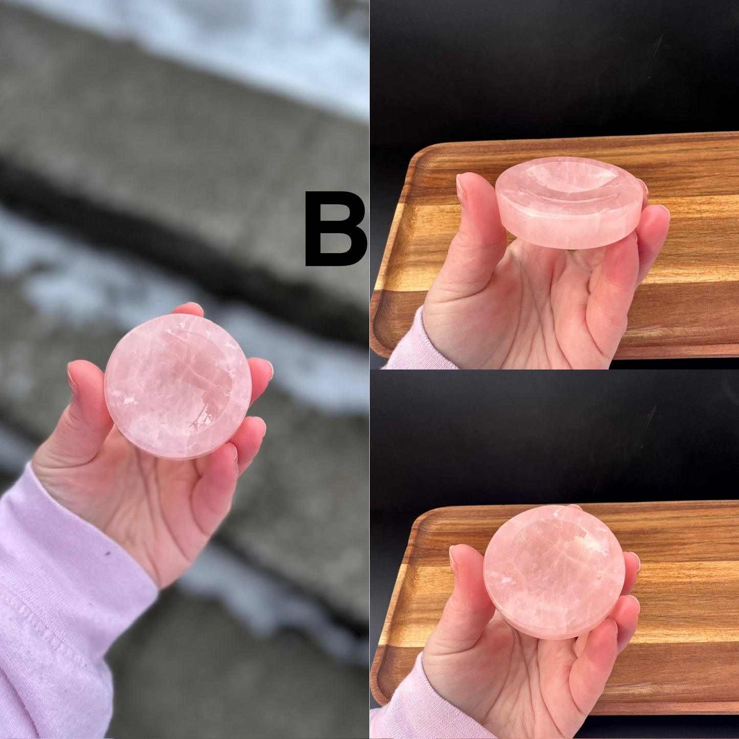 Rose Quartz Small Bowl