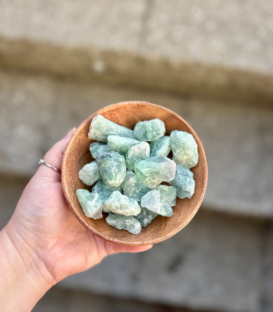 Green Fluorite Raw Stone