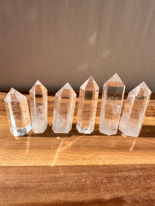 Clear Quartz Tower