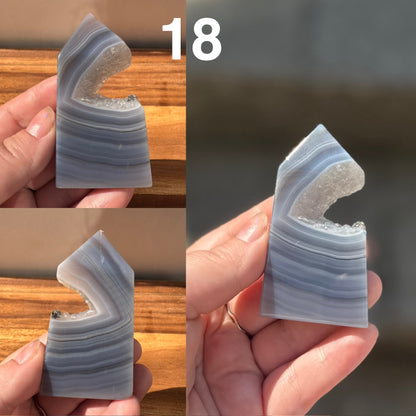 Druzy Agate Tower