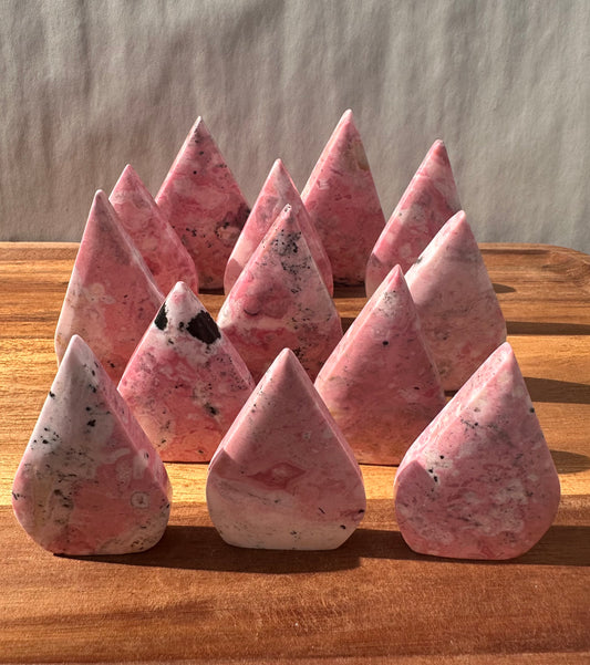 Peruvian Rhodonite Flame- Some Discounted *