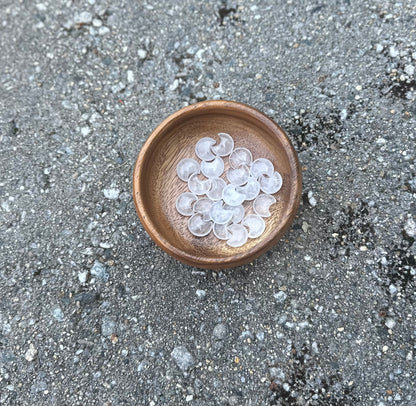 Mini Clear Quartz Moon