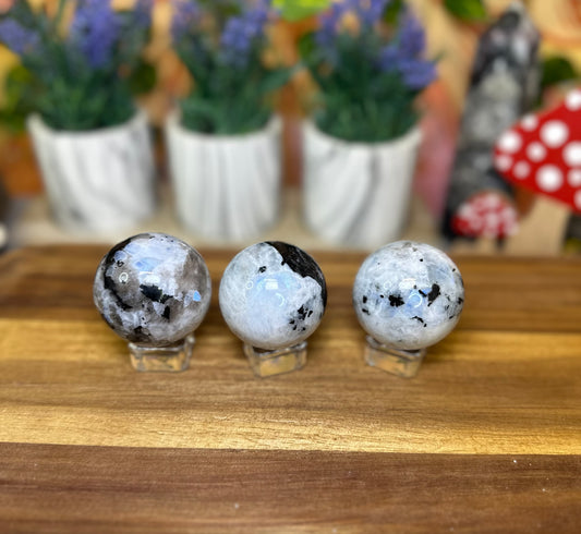Rainbow Moonstone Sphere