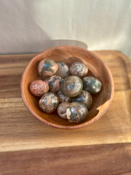 Red Moss Agate Tumble