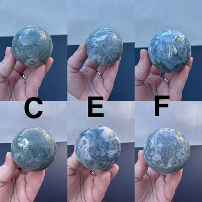 Moss Agate Sphere