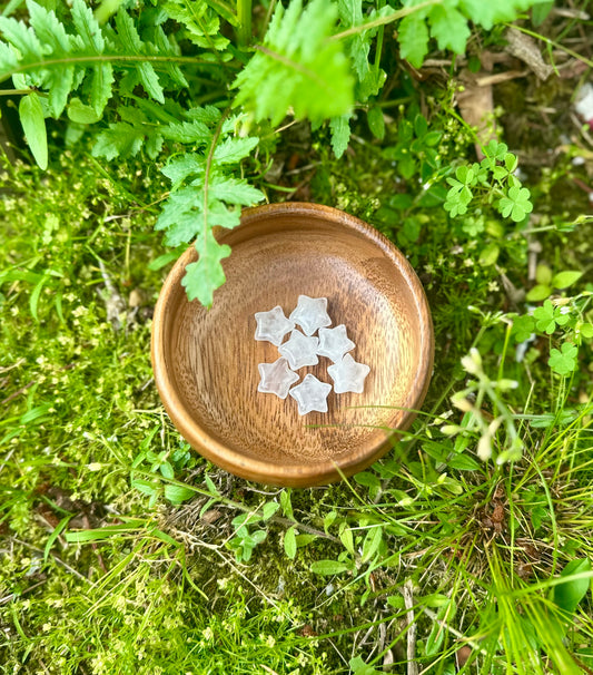 Mini Clear Quartz Star