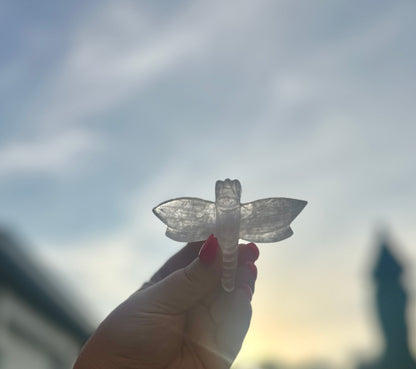 Clear Quartz Dragonfly