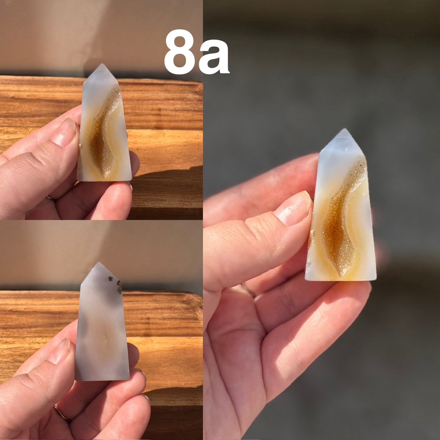 Druzy Agate Tower