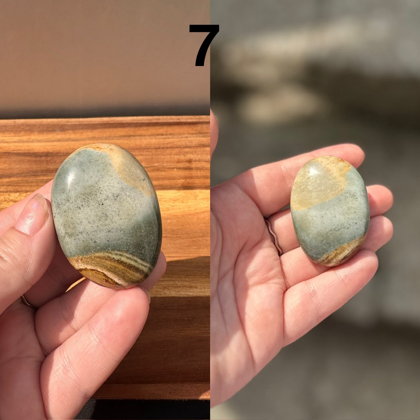 Polychrome Jasper Palmstone