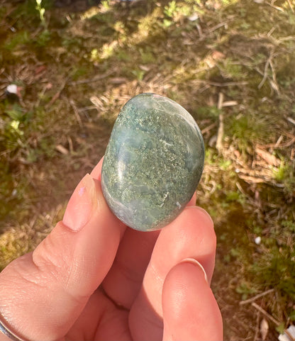 Moss Agate Tumble