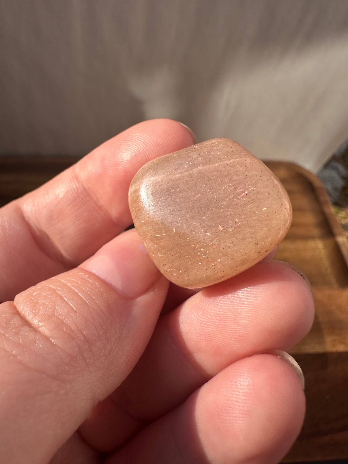 Peach Moonstone Tumble