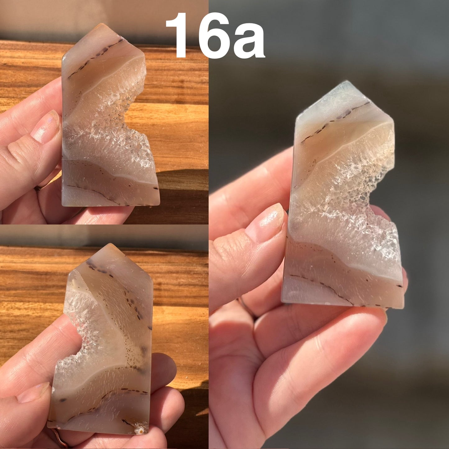Druzy Agate Tower