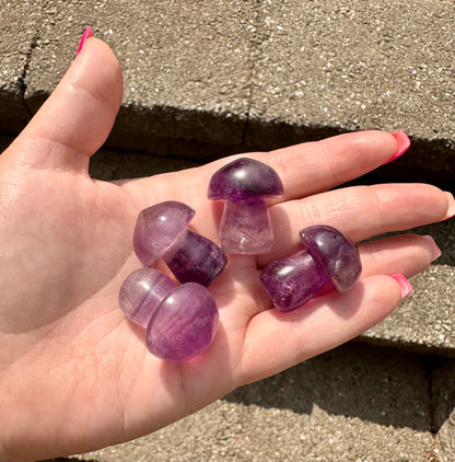 Fluorite Mushroom