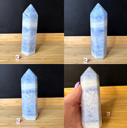Blue Calcite Tower
