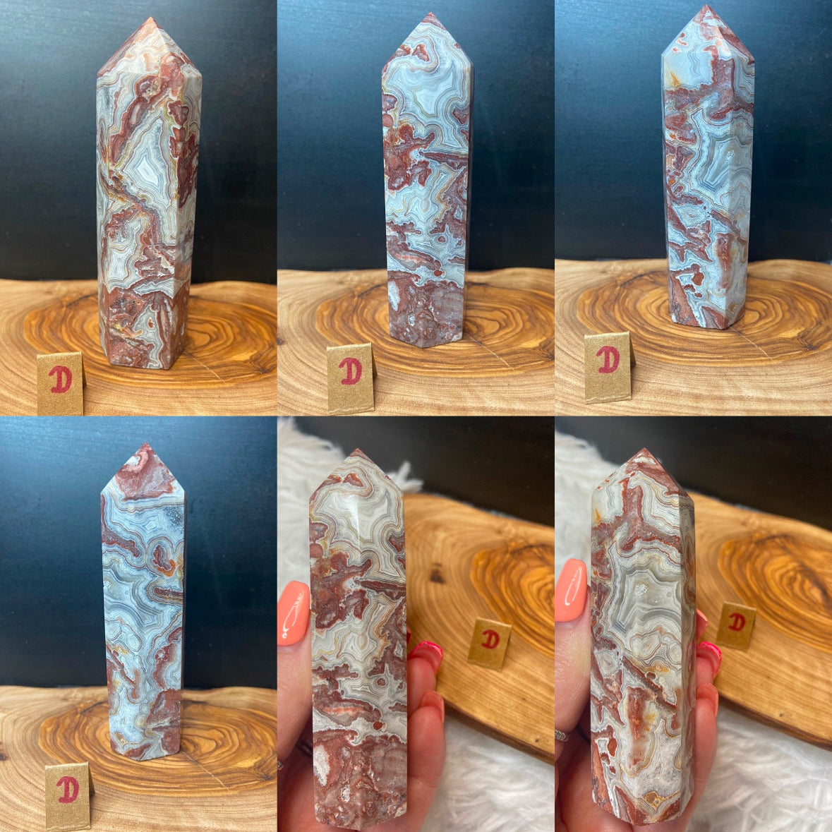 Mexican Lace Agate Tower