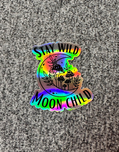 Stay Wild Moon Child Sticker