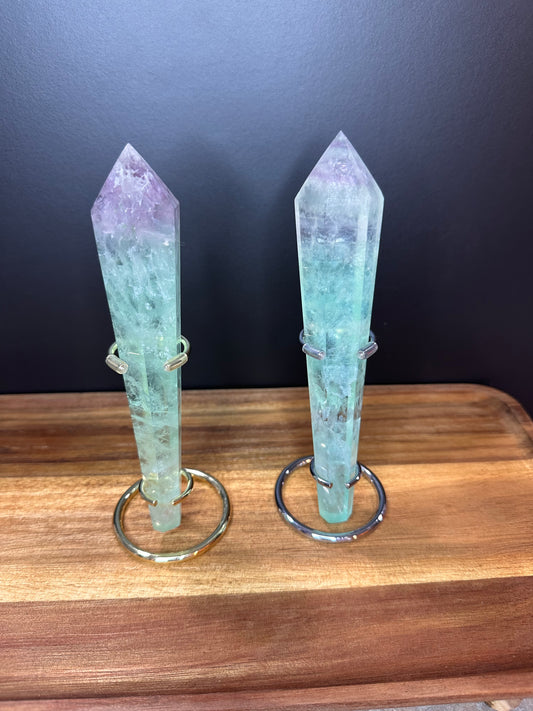 Fluorite Wand with Stand