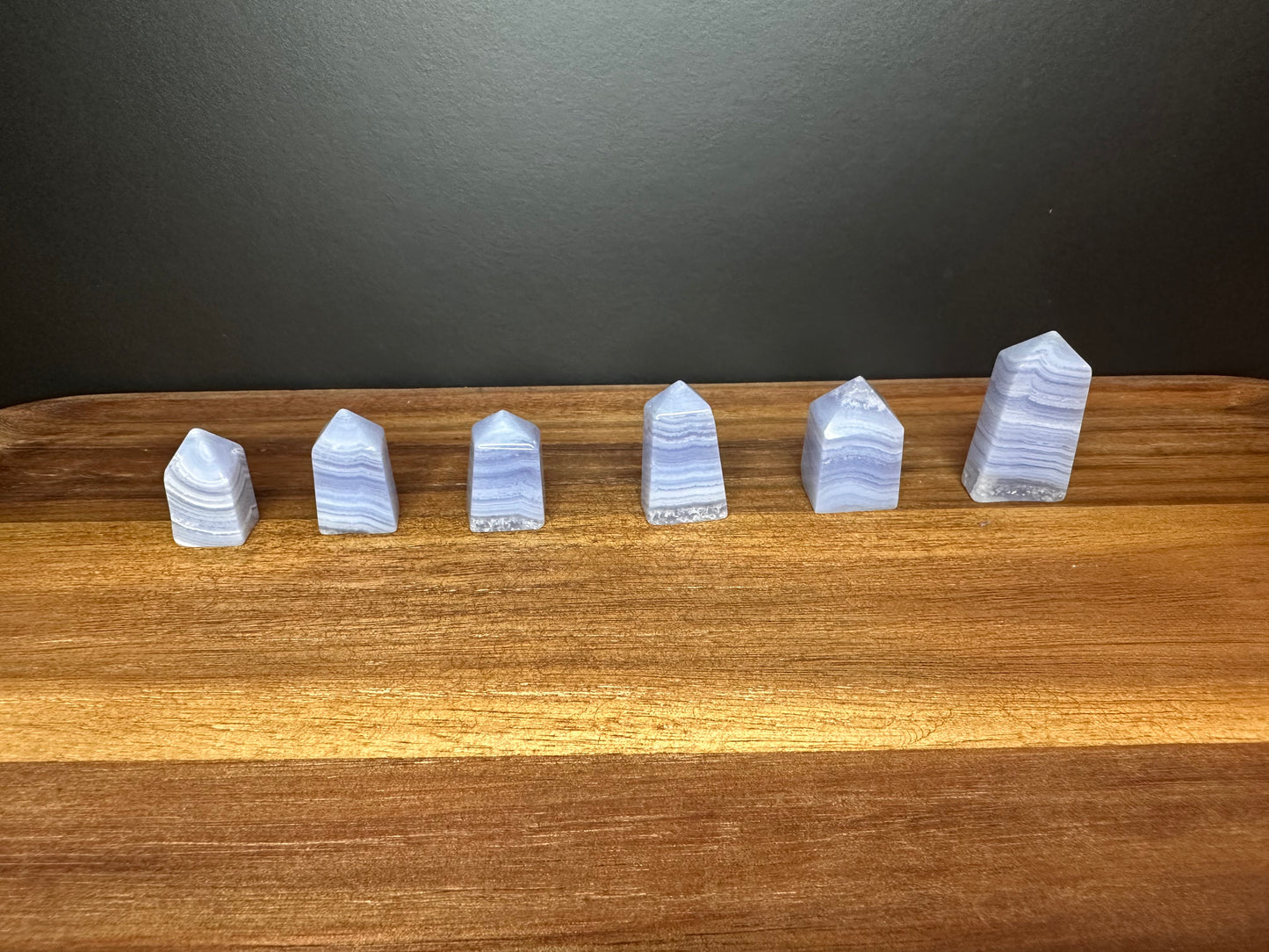 Mini Blue Lace Agate Tower