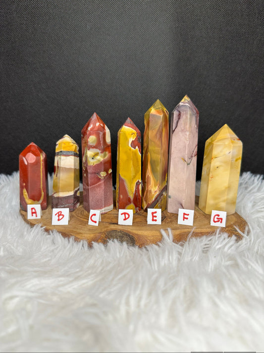 Mookaite Jasper Tower | Some Textured