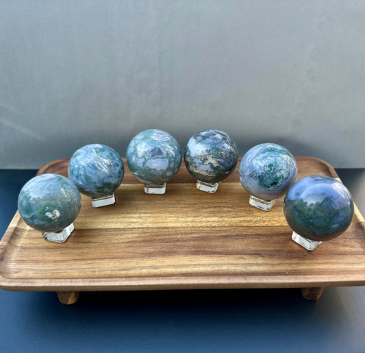 Moss Agate Sphere