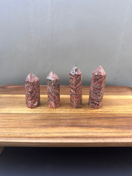 Leopard Skin Jasper Tower