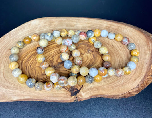 Crazy Lace Agate Bracelet