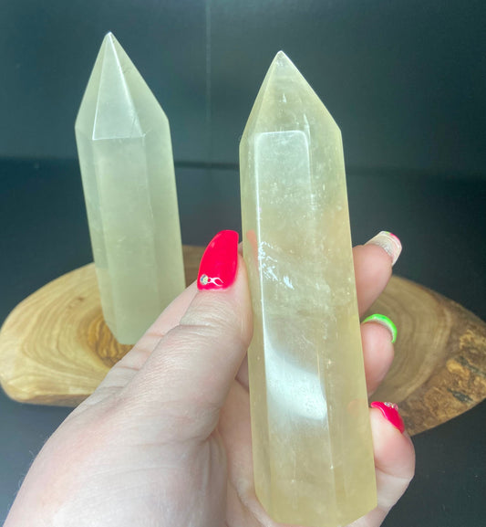 Honey Calcite Tower
