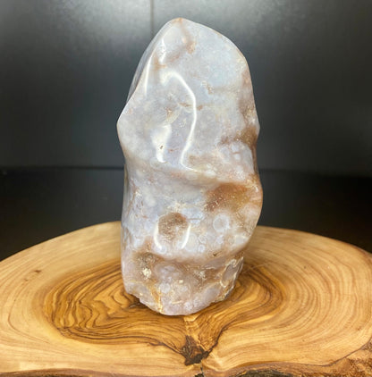 Ocean Jasper with Flower Agate Flame