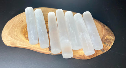 Selenite Round Stick