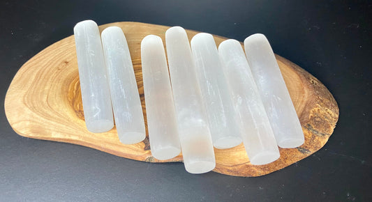 Selenite Round Stick