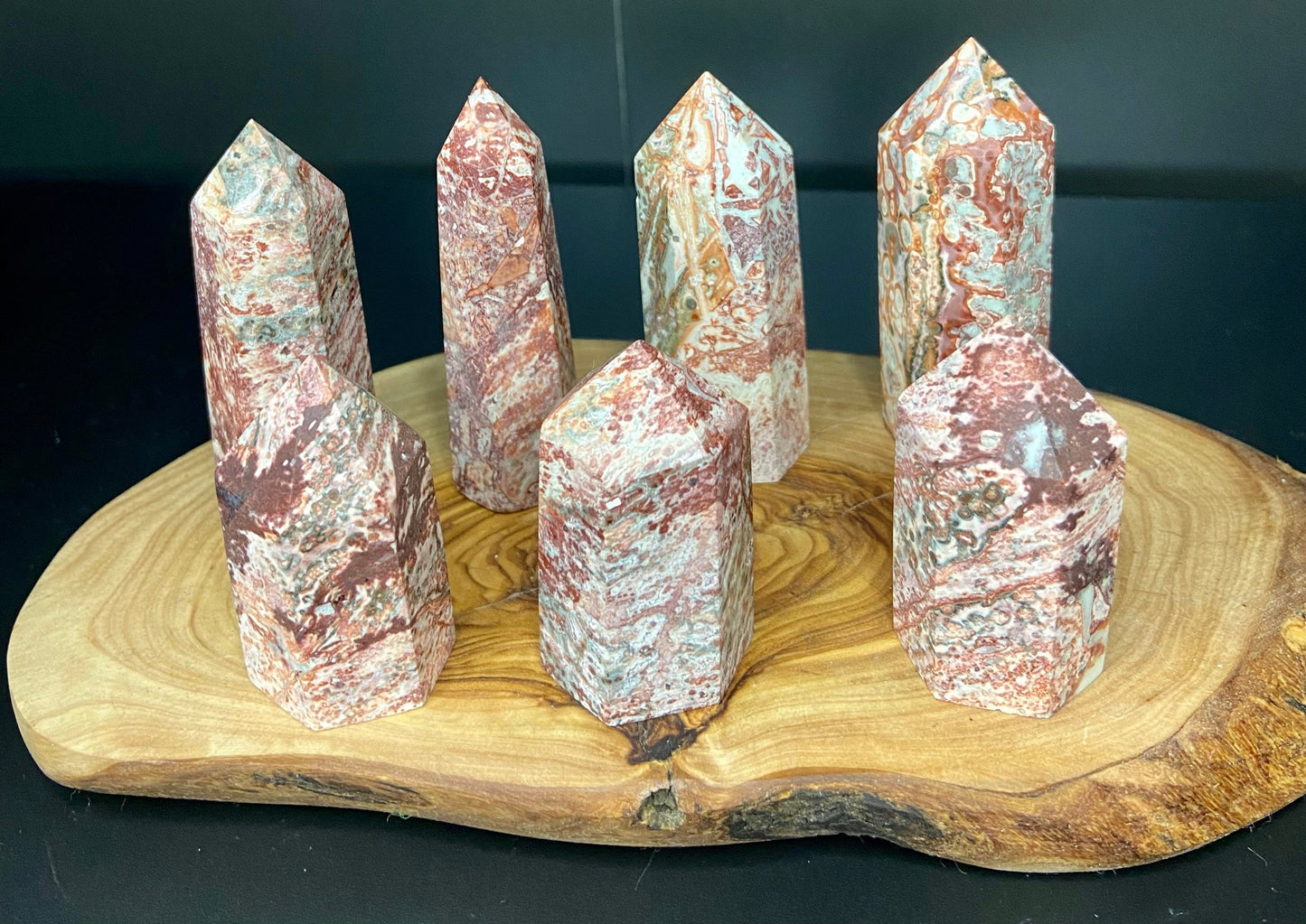 Leopard Skin Jasper Tower