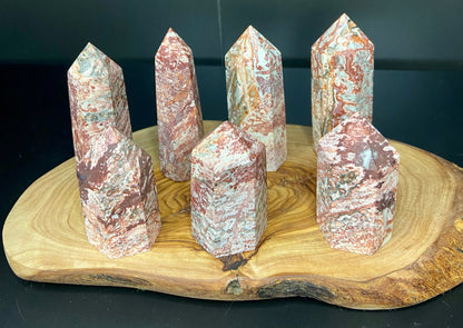 Leopard Skin Jasper Tower