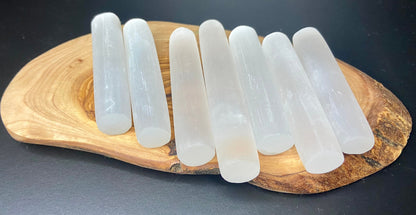Selenite Round Stick