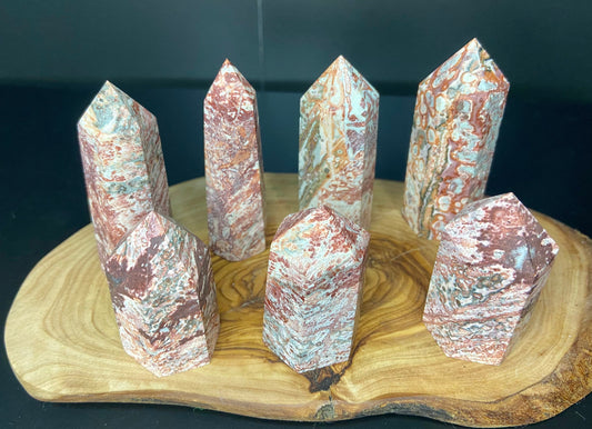 Leopard Skin Jasper Tower