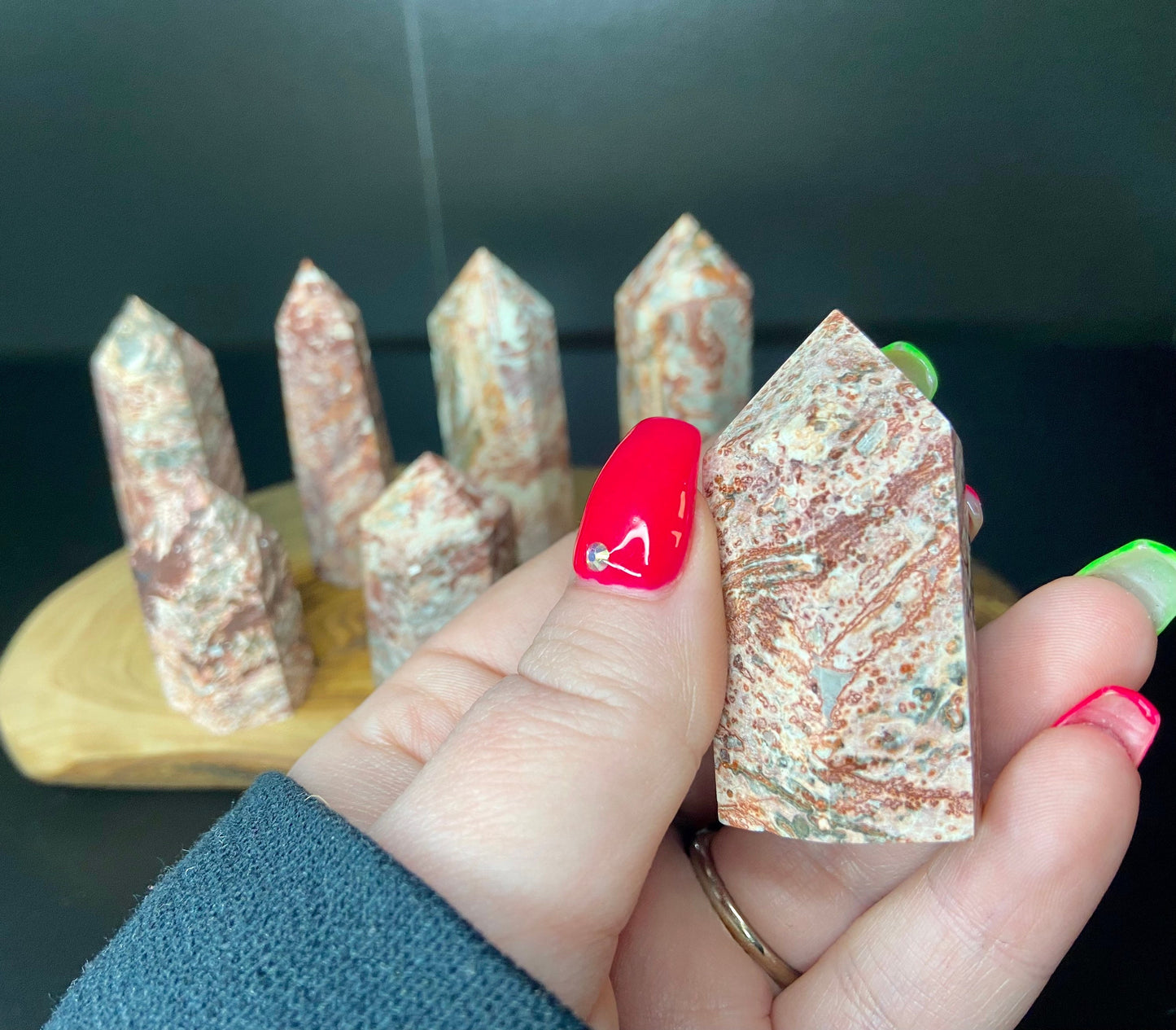 Leopard Skin Jasper Tower