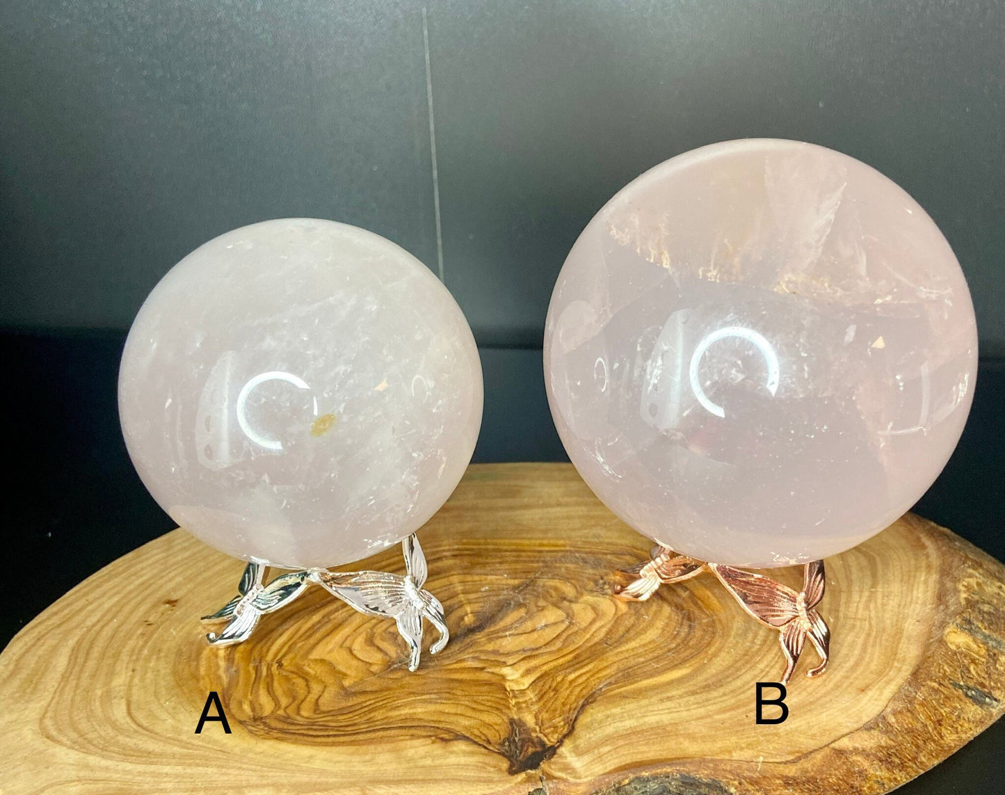 Star Rose Quartz Sphere