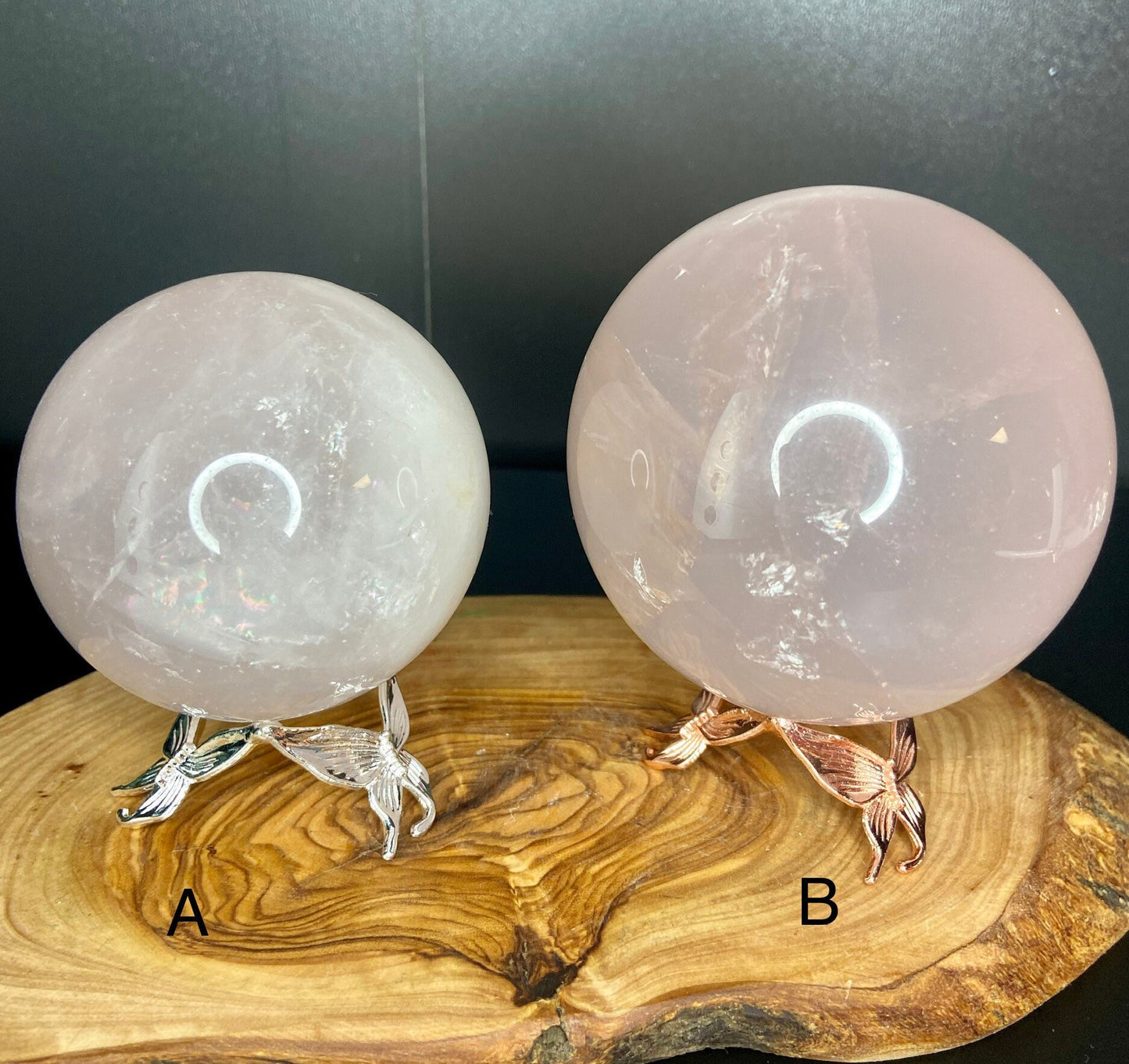 Star Rose Quartz Sphere