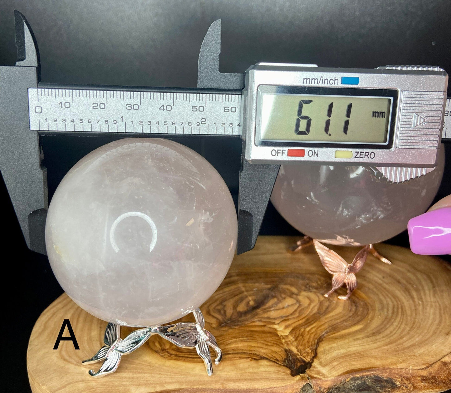 Star Rose Quartz Sphere