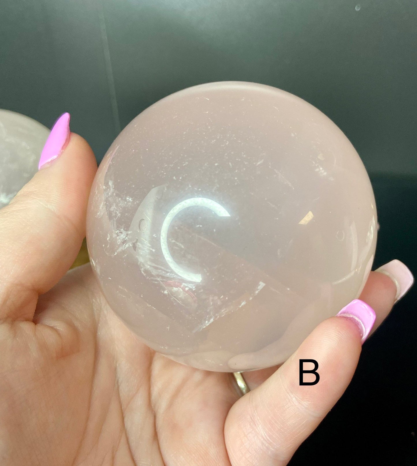 Star Rose Quartz Sphere