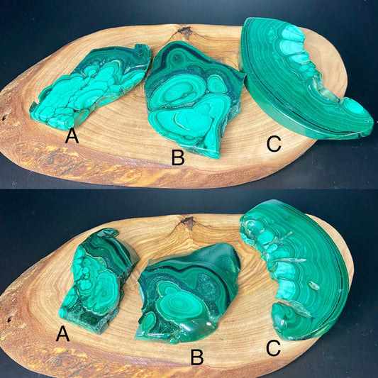 Natural Polished Malachite Slab