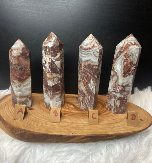 Mexican Lace Agate Tower