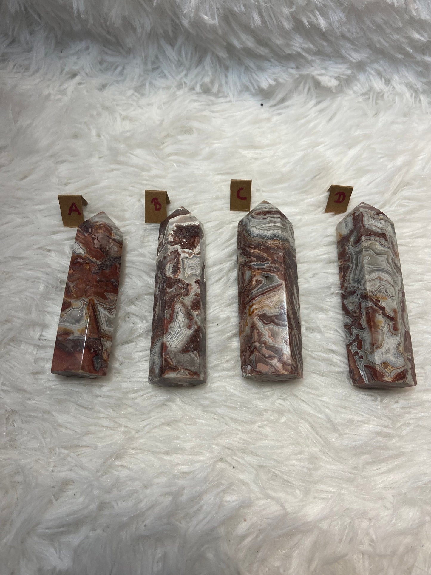 Mexican Lace Agate Tower